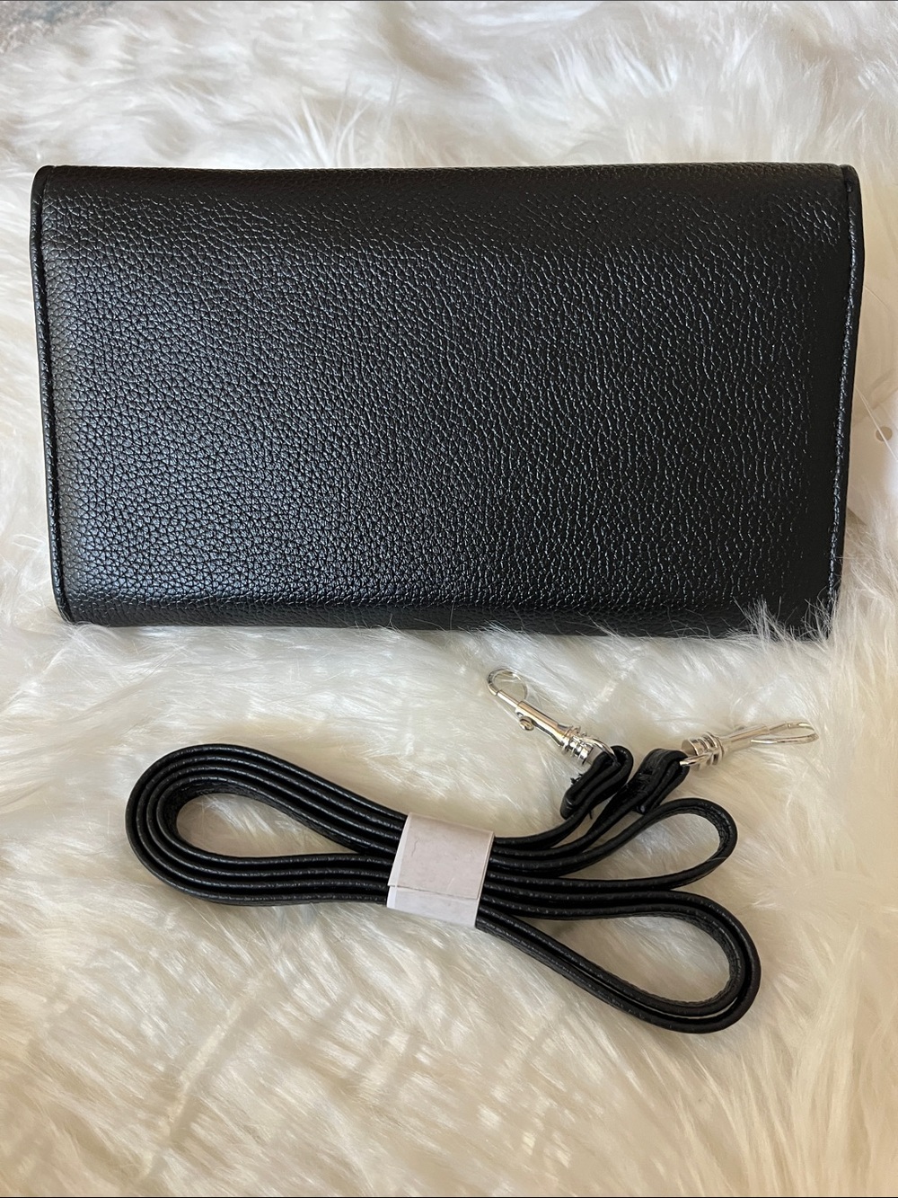 🆕 Peeking Cat Wallet Black White Zip Up Strap Gift Purse Book Modern Art Design - Picture 2 of 11